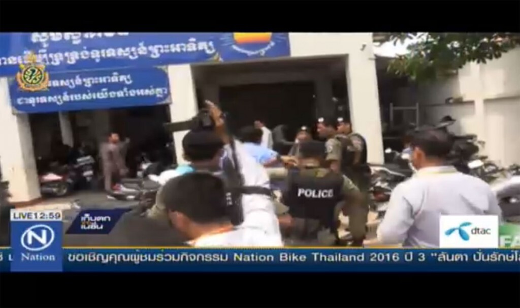 ตำรวจกัมพูชา ตามล่าฝ่ายค้าน ตำรวจกัมพูชา ตามล่าฝ่ายค้าน