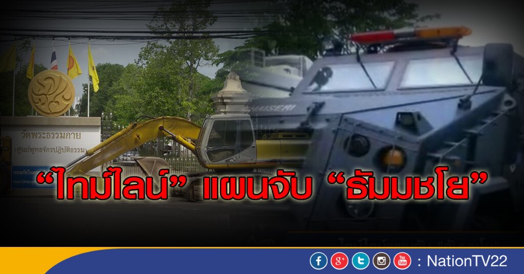 ไทม์ไลน์แผนจับ "ธัมมชโย"