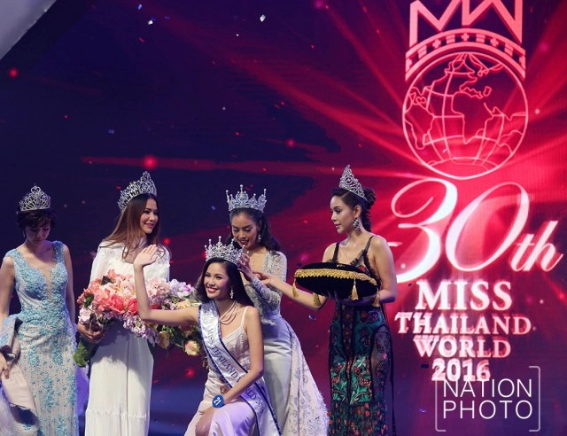 "น้องไดร์" จิณณ์ณิตา บุดดี คว้ามงกุฎ มิสไทยแลนด์เวิลด์ 2016