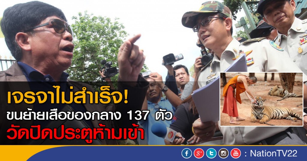 "กรมอุทยานฯ" เจรจาไม่สำเร็จ! ย้ายเสือวัดป่าหลวงตาบัวญาณสัมปันโน