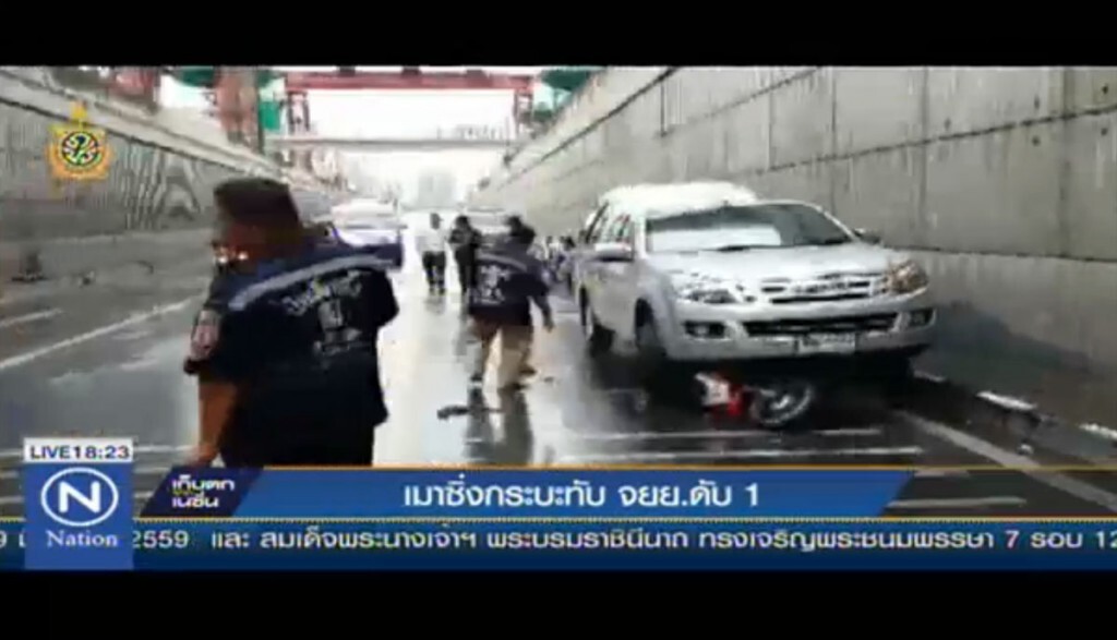 เมาซิ่งกระบะทับ จยย.ดับ 1