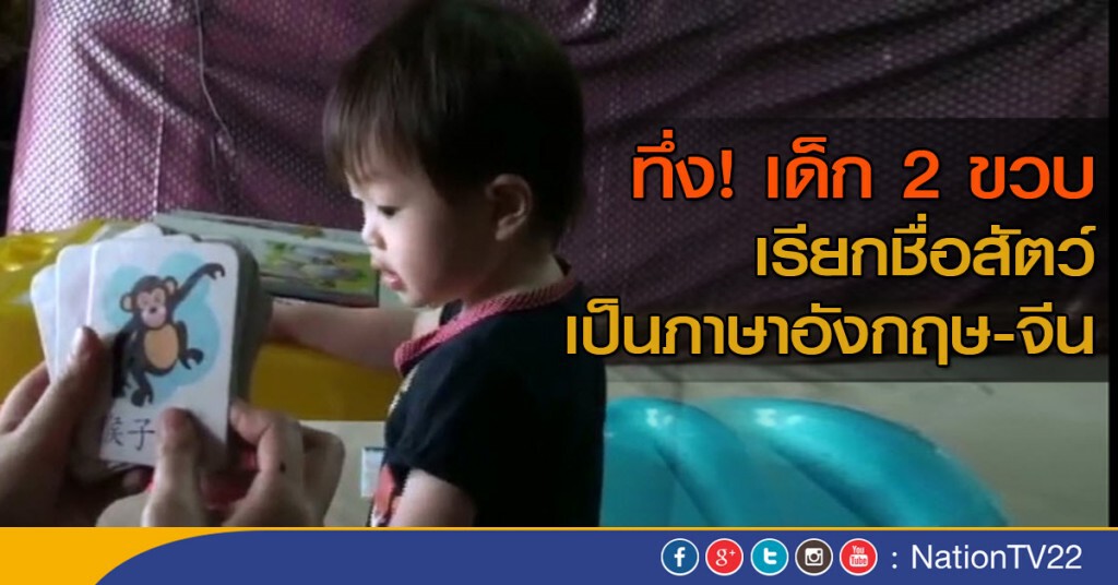 เด็กอัจฉริยะ 2 ขวบเรียกชื่อสัตว์เป็นภาษาอังกฤษ-จีน เด็กอัจฉริยะ 2 ขวบเรียกชื่อสัตว์เป็นภาษาอังกฤษ-จีน