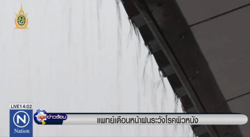 แพทย์เตือนหน้าฝนระวังโรคผิวหนัง