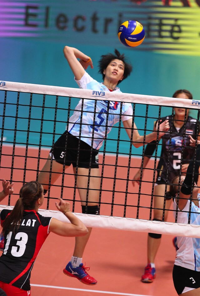 ชมอีกครั้ง! ตบลูกยางสาวไทย อัดสวิส 3 เซตรวด ศึก Montreux Volley Masters