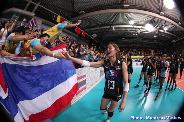 ไม่เคยยอมแพ้! ตบลูกยางสาวไทย โค่นแชมป์เก่าตุรกี   3-2 
ชิง "จีน"  ศึก Montreux Volley Masters