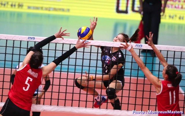 ไม่เคยยอมแพ้! ตบลูกยางสาวไทย โค่นแชมป์เก่าตุรกี   3-2 
ชิง "จีน"  ศึก Montreux Volley Masters