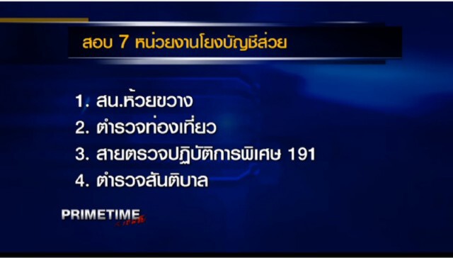 "PRIMETIME กับ เทพชัย" : ส่วย "นาตารี" ชี้ปลายทางปฏิรูป