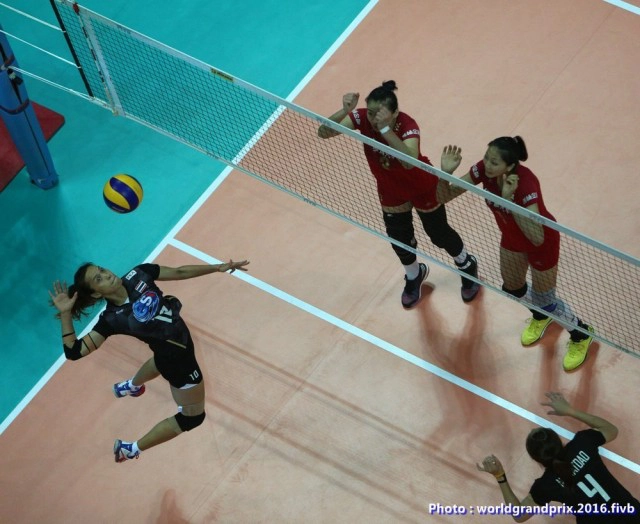 สุดต้าน! ตบวอลเลย์สาวไทย พ่ายจีน 3 เซตรวด ประเดิมศึก WGP2016