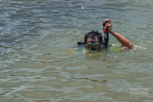 ตลิ่งทรุดตัว วัดไทรม้าเหนือ นนทบุรี แม่น้ำเจ้าพระยากัดเซาะ