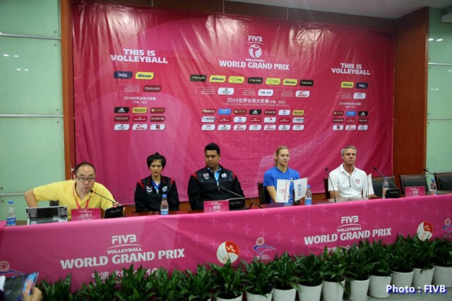 แพ้แต่ได้ใจ! ตบสาวไทยพ่ายแชมป์โลกสหรัฐ 3 เซ็ต ศึก WGP2016 สนามแรกที่จีน