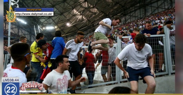 แฟนบอลอังกฤษ-รัสเซีย เปิดศึกทั้งในและนอกสนาม
