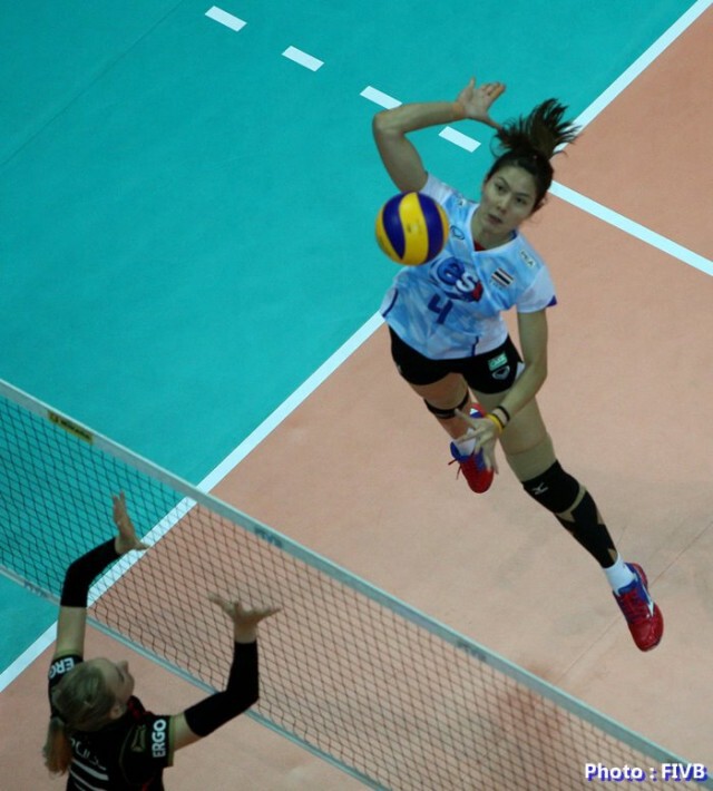 สุดยอด! "ตบวอลเลย์สาวไทย" อัดเยอรมนี 3-1 เซต คว้าชัยนัดส่งท้าย WGP 2016 สนามแรก