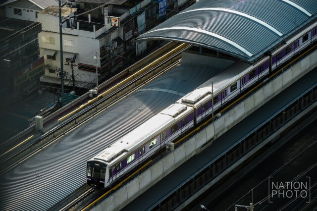 คึกคัก! เปิดทดลองรถไฟฟ้าสีม่วงฟรีวันแรก