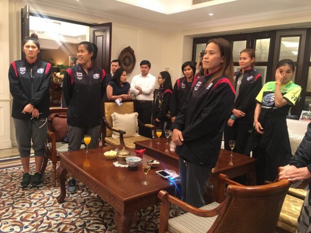 ทูตไทยในปักกิ่ง เปิดบ้านเลี้ยงอาหาร "ตบสาวไทย" ก่อนลุยสนาม 2 WGP2016