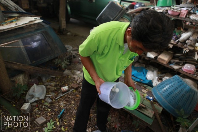 พิธีปล่อยยุงลายตัวผู้เป็นหมันสู่ธรรมชาติ เนื่องในวันไข้เลือดออกอาเซียน