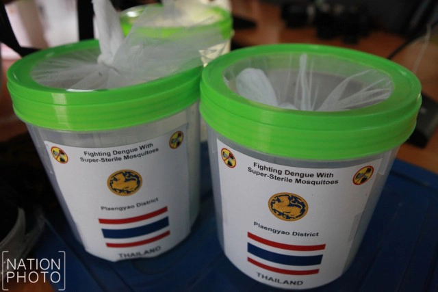 พิธีปล่อยยุงลายตัวผู้เป็นหมันสู่ธรรมชาติ เนื่องในวันไข้เลือดออกอาเซียน