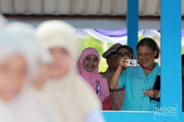 พระเทพฯ เสด็จพระราชดำเนิน ร.ร.ศรีฟารีดาบารูวิทยา จ.ยะลา