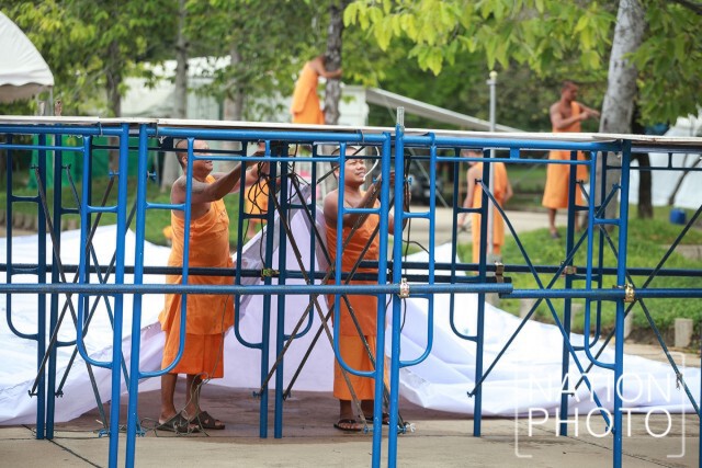 ประตู 1 วัดธรรมกาย ไร้"แบคโฮ"ขวางทาง