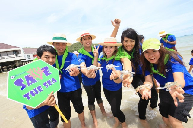 บริษัท อีเลคโทรลักซ์ ประเทศไทย จำกัด จัดกิจกรรมปลูกปะการัง ปล่อยสัตว์ทะเล โครงการ SAVE THE SEA