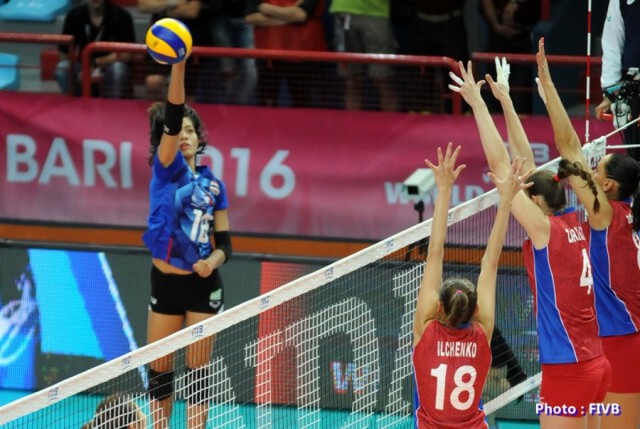เต็มที่แล้ว  ตบลูกยางสาวไทยพ่ายรัสเซีย 3 เซ็ตรวด ศึก WGP2016