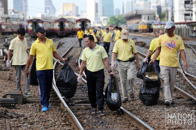 Big Cleaning Day ปรับปรุงภูมิทัศน์สองข้างทางรถไฟ