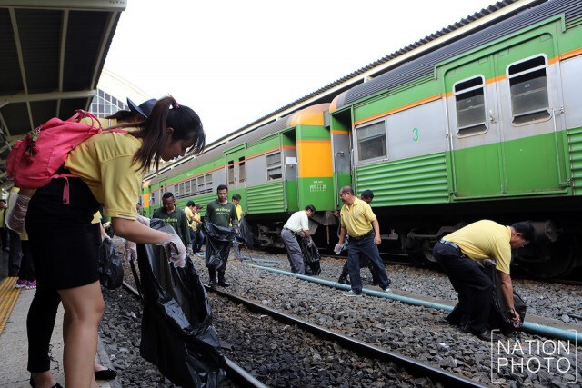 Big Cleaning Day ปรับปรุงภูมิทัศน์สองข้างทางรถไฟ