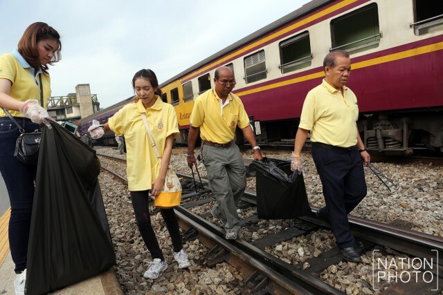 Big Cleaning Day ปรับปรุงภูมิทัศน์สองข้างทางรถไฟ