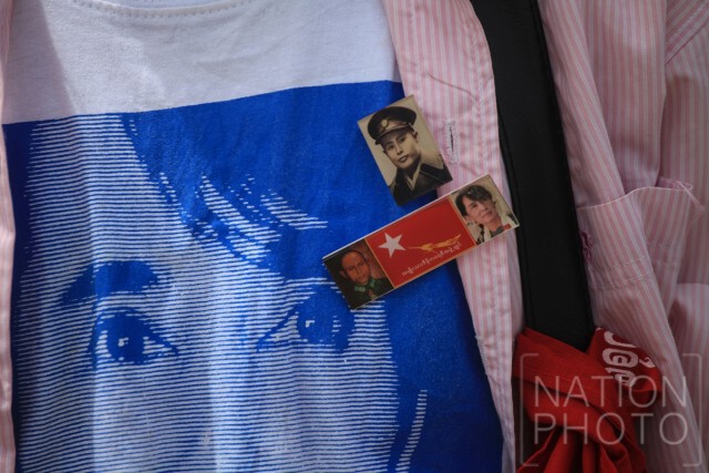 แรงงานเมียนมาร์ รอรับ "ซูจี"ที่ตลาดทะเลไทย สมุทรสาคร