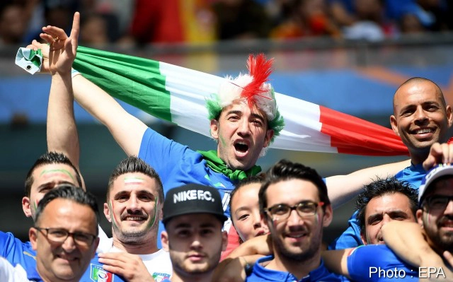 อิตาลีโชว์เหนือ! ชนะสเปน แชมป์เก่า 2-0 
ลิ่ว 8 ทีมสุดท้าย ยูโร2016