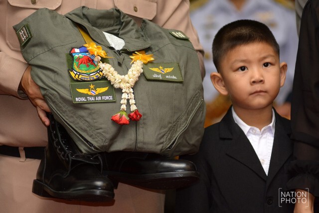 พิธีพระราชทานน้ำหลวงอาบศพ 3 ทหารอากาศ