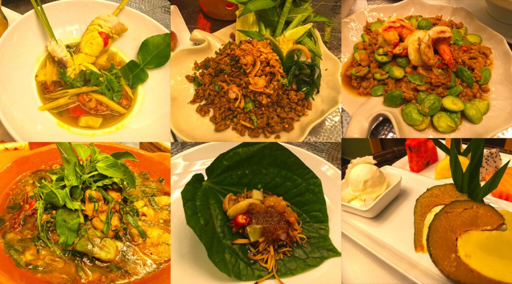 อร่อยปักหมุด : ห้องอาหาร Basil ร้านอาหารไทย โรงแรม Sheraton Grande Sukhumvit