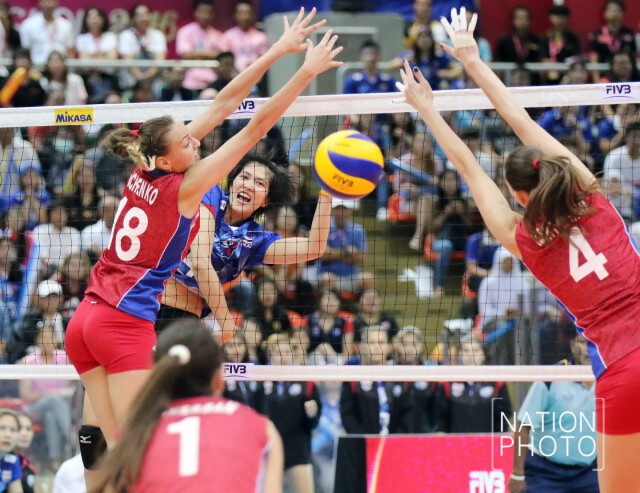 แพ้ในเกม แต่ชนะใจคนดู ตบลูกยางสาวไทยพ่ายรัสเซีย 0-3 เซ็ต