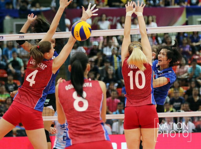 แพ้ในเกม แต่ชนะใจคนดู ตบลูกยางสาวไทยพ่ายรัสเซีย 0-3 เซ็ต