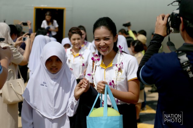 ผู้เข้าประกวดนางสาวไทย 59 ร่วมกิจกรรมในจ.นราธิวาส