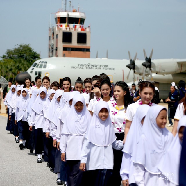 ผู้เข้าประกวดนางสาวไทย 59 ร่วมกิจกรรมในจ.นราธิวาส