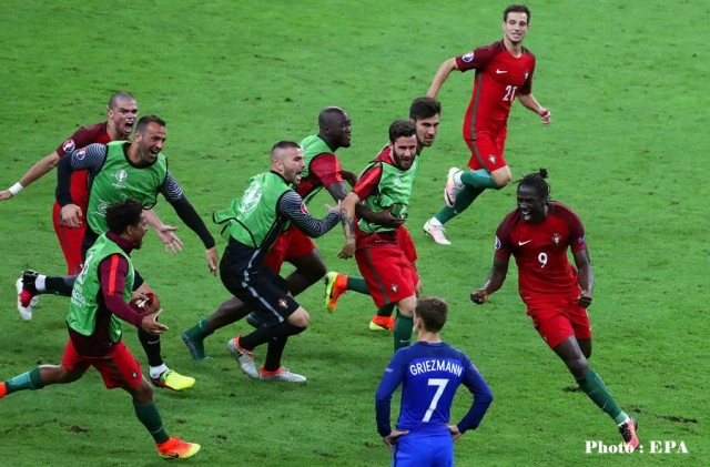 "เอแดร์" ซัดชัยช่วงต่อเวลา โปรตุเกสเฉือนฝรั่งเศส คว้าแชมป์ยูโร 2016