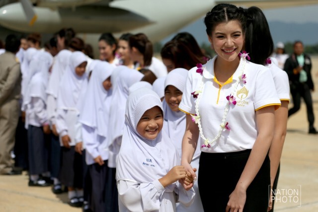 ผู้เข้าประกวดนางสาวไทย 59 ร่วมกิจกรรมในจ.นราธิวาส