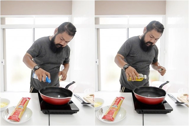 Cooking is Fun :  สปาเก็ตตี้ต้มยำกุ้งเข้มข้นชีสสสสสสส