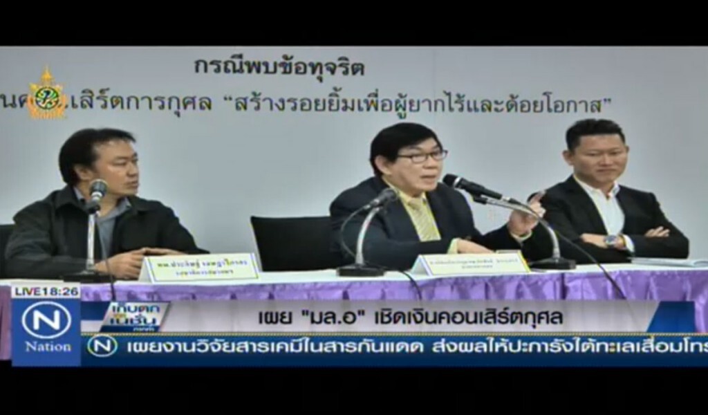 เผย "ม.ล. อ" เชิดเงินคอนเสิร์ตการกุศล