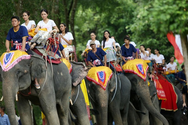 ผู้เข้าประกวดมิสยูนิเวิร์สไทยแลนด์ 2016
ขึ้นช้าง-แห่ผ้า ห่มพระธาตุฯ