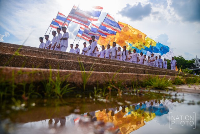 "พิธีแห่เทียนพรรษา"ณ พุทธมณฑล