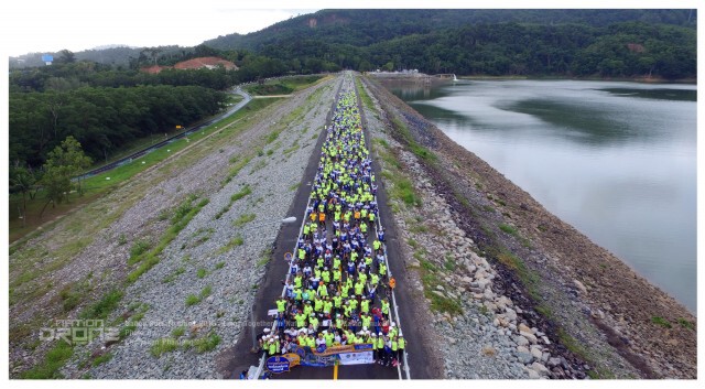 ภาพมุมสูง : NationBike "Enjoy Together in Nature Bike Routes @Kathu"