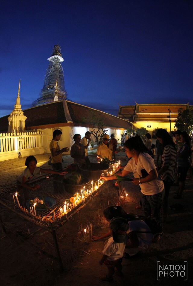 เวียนเทียน ณ วัดพระมหาธาตุวรมหาวิหาร จ.นครศรีธรรมราช