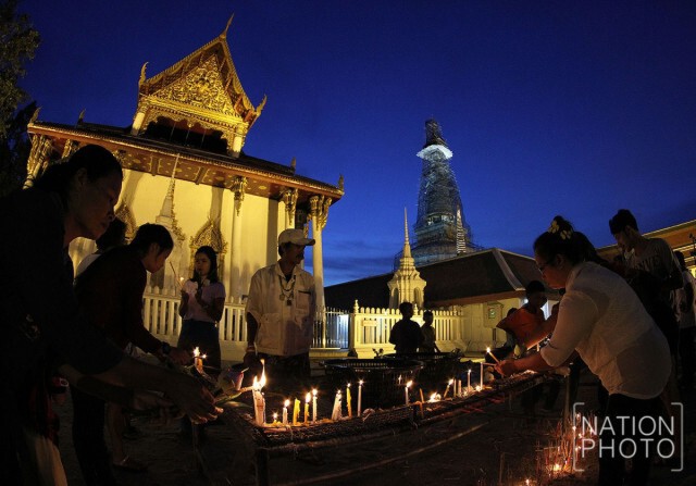 เวียนเทียน ณ วัดพระมหาธาตุวรมหาวิหาร จ.นครศรีธรรมราช