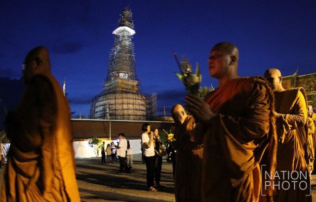 เวียนเทียน ณ วัดพระมหาธาตุวรมหาวิหาร จ.นครศรีธรรมราช
