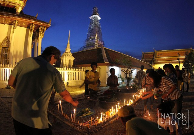 เวียนเทียน ณ วัดพระมหาธาตุวรมหาวิหาร จ.นครศรีธรรมราช