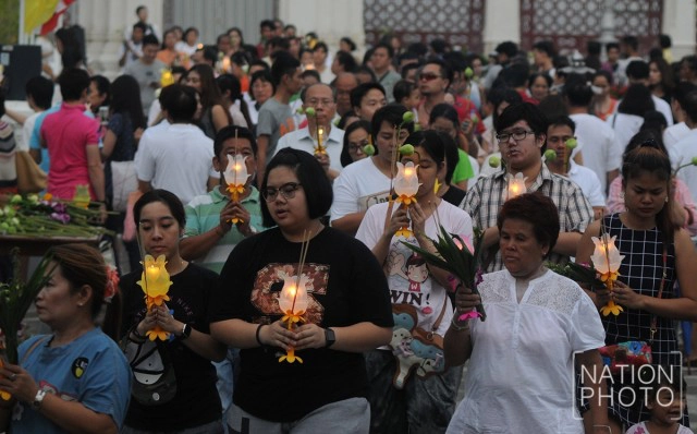 เวียนเทียน ณ วัดเบญจมบพิตรดุสิตวนาราม ราชวรวิหาร