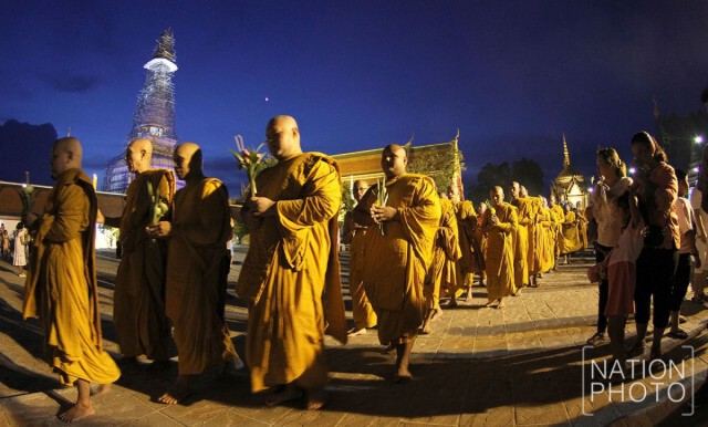 เวียนเทียน ณ วัดพระมหาธาตุวรมหาวิหาร จ.นครศรีธรรมราช