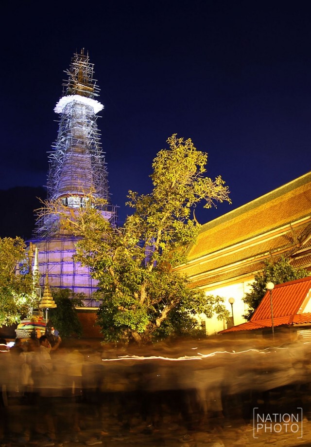 เวียนเทียน ณ วัดพระมหาธาตุวรมหาวิหาร จ.นครศรีธรรมราช