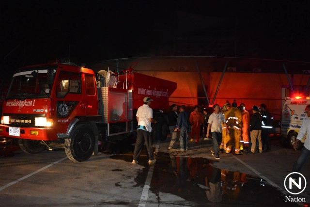 ไฟไหม้สวนน้ำแห่งแรกของเมืองอรัญฯ